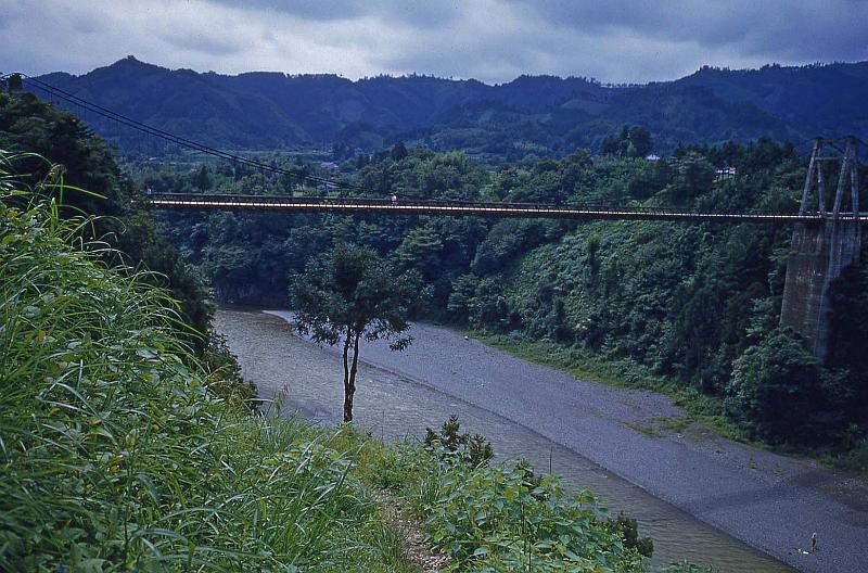 1952 Japan 047 Bridge by Dam nr Tachikawa JPN.jpg